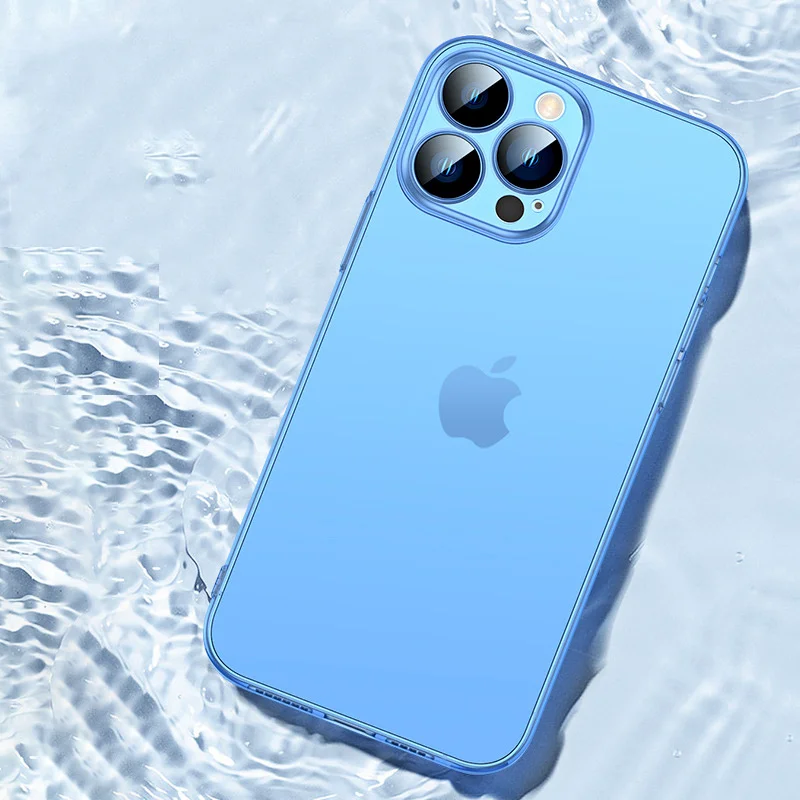 Silicone Frame Shell Lens Film Protection transparent Frosted Hard Back Cover For iPhone 14 13 12 Pro Max Plus phone Case
Silicone Frame Shell Lens Film Protection transparent Frosted Hard Back Cover For iPhone 14 13 12 Pro Max Plus phone Case