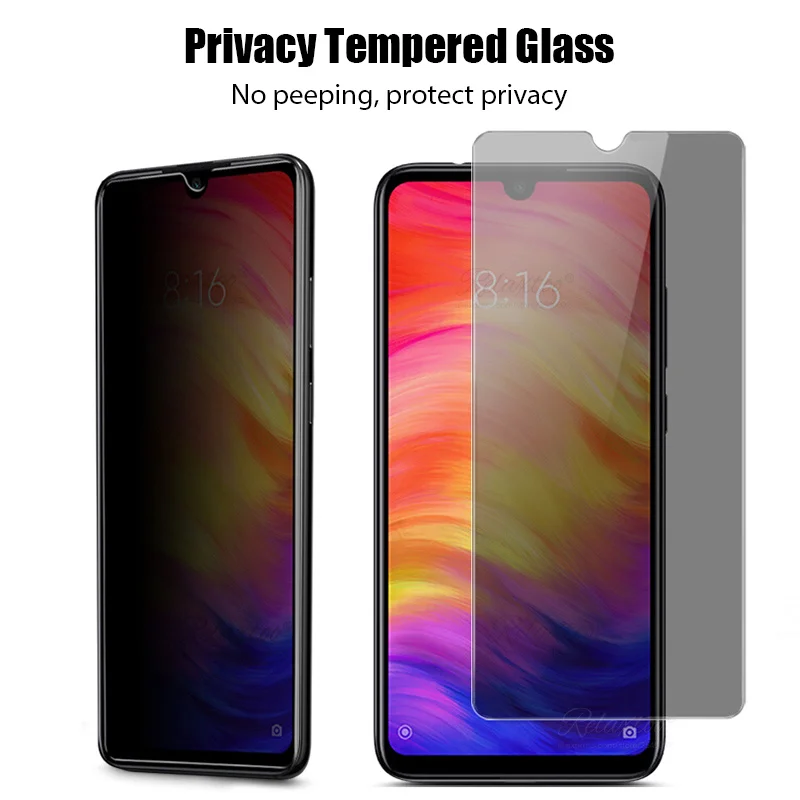 

Tough Private Screen Protector For Redmi 8A 6 Pro 7A 6A 5A Plus Anti-Spy Tempered Glass For Xiaomi Redmi 9AT 9T 9C Privacy glass