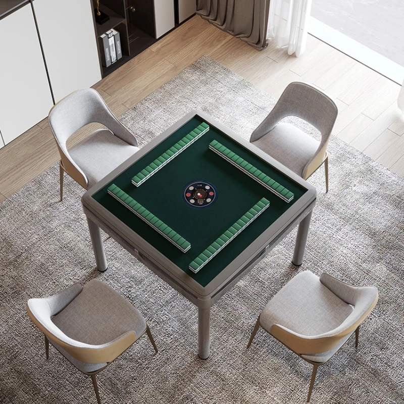 

Mahjong Table, USA MJ Table 44 mm X-Large Tiles Automatic Mahjong 4 Legs Dining / Game Table, Comes 2 Sets of Magnetic Tiles
