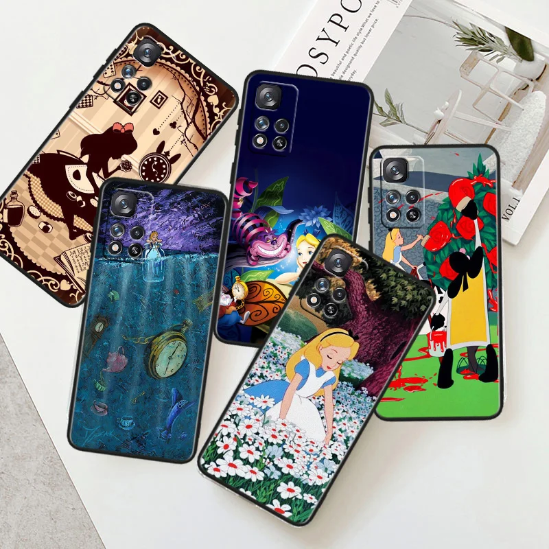 Alice in Wonderland Phone Case For Xiaomi Redmi Note 11E 11T 11S 10T 10S 9S 9T 8T 7 Pro Plus Lite Max Black Cover
Alice in Wonderland Phone Case For Xiaomi Redmi Note 11E 11T 11S 10T 10S 9S 9T 8T 7 Pro Plus Lite Max Black Cover