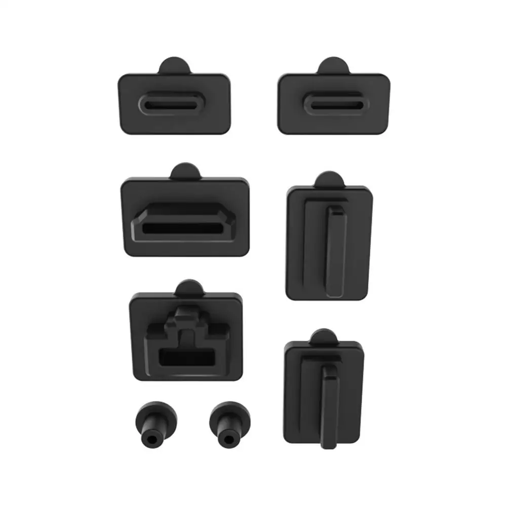 8pcs Silicone Dust Plug Set USB AC LAN Interface Antidust Cover Dustproof Plug For Nintendo Switch OLED Console Accessories
8pcs Silicone Dust Plug Set USB AC LAN Interface Antidust Cover Dustproof Plug For Nintendo Switch OLED Console Accessories