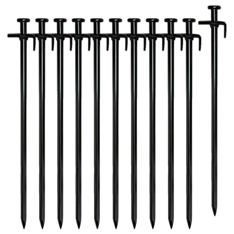 New-10Pcs Pack Multiuse Heavy Duty Steel Tent Stakes Tarp Pegs Camping Stakes Ice Pegs for Outdoor Camping Canopy
New-10Pcs Pack Multiuse Heavy Duty Steel Tent Stakes Tarp Pegs Camping Stakes Ice Pegs for Outdoor Camping Canopy