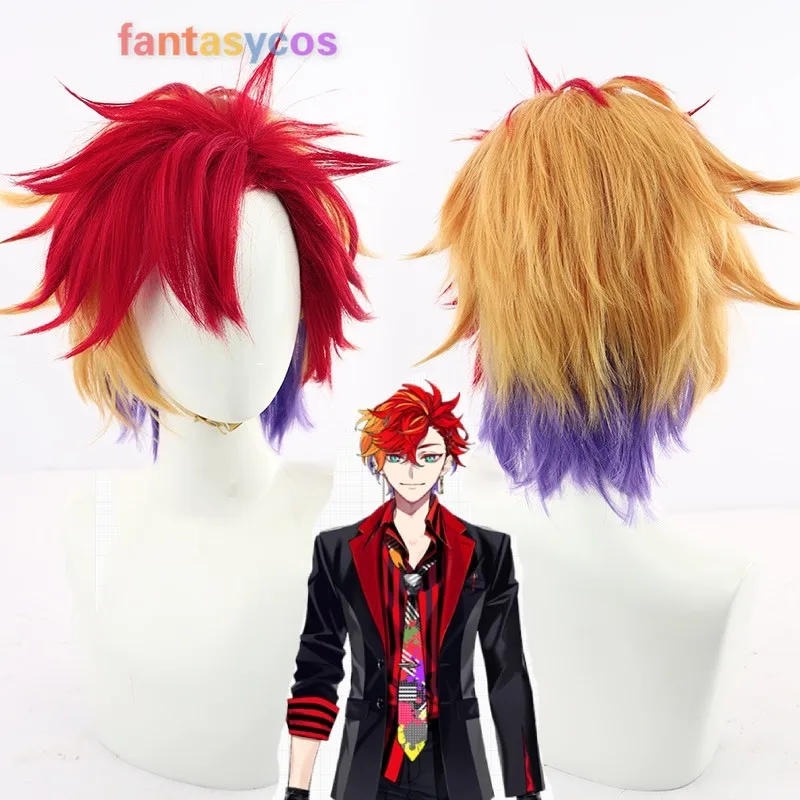 Hizaki Gamma Cosplay Wig Vtuber Hololive Red Yellow Purple Mixed Short Halloween Costume Party Wigs + Free Wig Cap
Hizaki Gamma Cosplay Wig Vtuber Hololive Red Yellow Purple Mixed Short Halloween Costume Party Wigs + Free Wig Cap