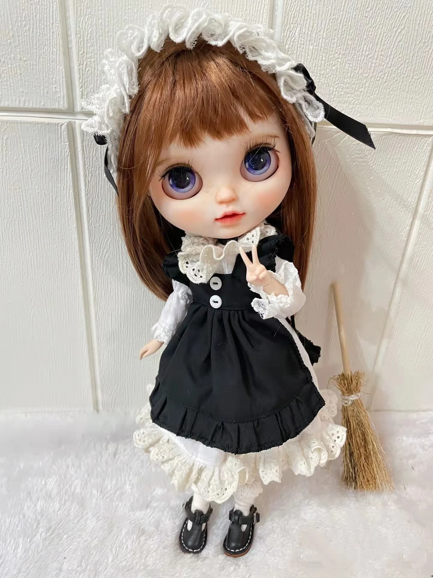 Женская черная, красная одежда для горничной, 1/6, 30 см, BJD, аниме девушка (подходит для Pullip,Ob24, Licca)
Женская черная, красная одежда для горничной, 1/6, 30 см, BJD, аниме девушка (подходит для Pullip,Ob24, Licca)