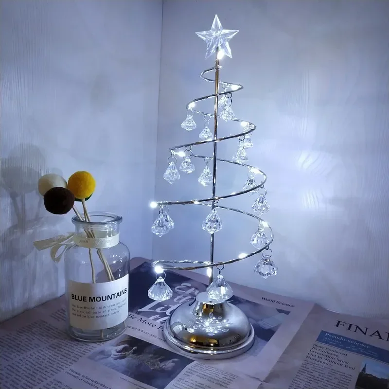 Christmas LED Crystal Christmas Tree Diamond Table Lamps Home Bedroom Living Room Decoration Christmas Birthday Gift
Christmas LED Crystal Christmas Tree Diamond Table Lamps Home Bedroom Living Room Decoration Christmas Birthday Gift