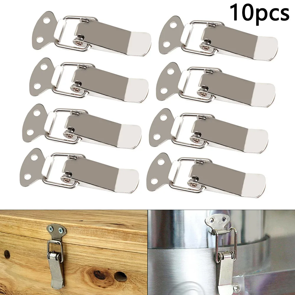 10pcs Duck-mouth Buckle Stainless Steel Vintage Mini Lock Chest Box Gift Suitcase Case Buckles Toggle Hasp Latch Catch Clamp
10pcs Duck-mouth Buckle Stainless Steel Vintage Mini Lock Chest Box Gift Suitcase Case Buckles Toggle Hasp Latch Catch Clamp