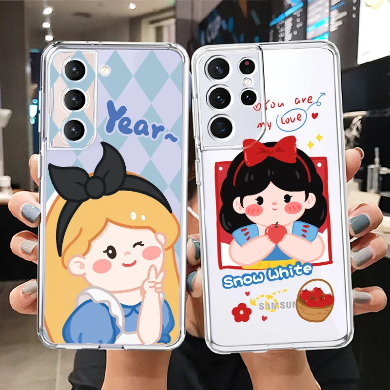 Disney Cartoon Lovely Princess Phone Case For Samsung S22 S21 S20 FE Ultra Pro Lite S10 5G S10E S9 S8 Plus Transparent Cover
Disney Cartoon Lovely Princess Phone Case For Samsung S22 S21 S20 FE Ultra Pro Lite S10 5G S10E S9 S8 Plus Transparent Cover