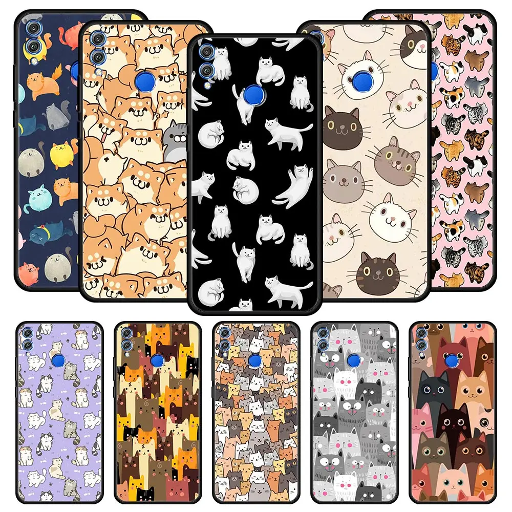 Cartoon Cute Cats Background Luxury Phone Case For Honor 50 20 8A 9X Pro 20i 10i 10 9 Lite 8X 8A 7A 7X Soft Silicone Cover Shell
Cartoon Cute Cats Background Luxury Phone Case For Honor 50 20 8A 9X Pro 20i 10i 10 9 Lite 8X 8A 7A 7X Soft Silicone Cover Shell