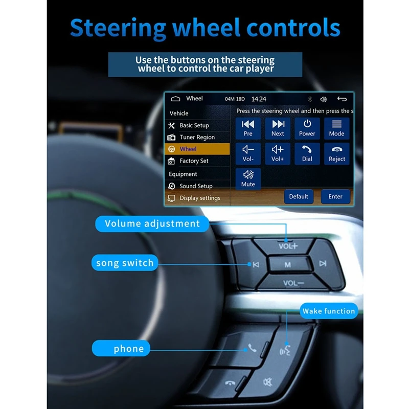 7Inch Car Screen Wireless Carplay Android Auto Car Portable Radio Bluetooth MP5 FM Receiver The Host Accessories
7Inch Car Screen Wireless Carplay Android Auto Car Portable Radio Bluetooth MP5 FM Receiver The Host Accessories