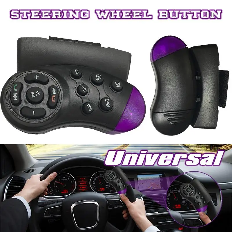 Universal Steering Wheel Button Remote Control Key for Car Navigation DVD Multimedia Music Player
Universal Steering Wheel Button Remote Control Key for Car Navigation DVD Multimedia Music Player