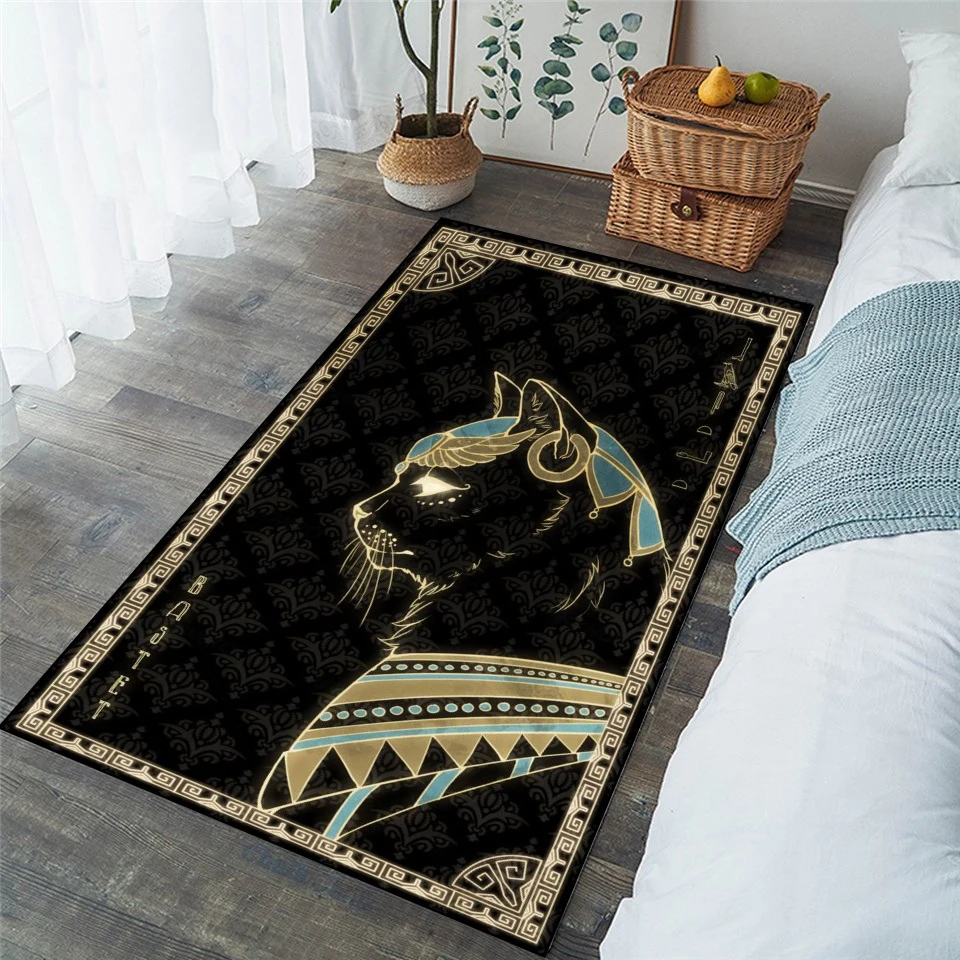 

Cool Egyptian Gods themed rugs for living room decor floor rugs and bedroom rugs home rug decor, stain resistant floor mats