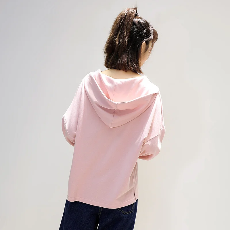 Autumn Spring New Women Sweet Lce Up Drop-Shoulder Hooded Cotton Female Loose Casual Comfortable Sweatshirts ZX828
Autumn Spring New Women Sweet Lce Up Drop-Shoulder Hooded Cotton Female Loose Casual Comfortable Sweatshirts ZX828