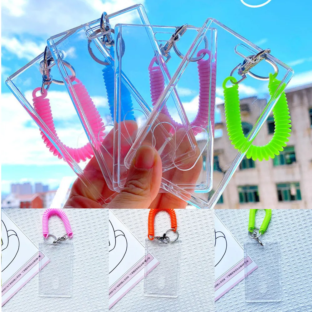 16 Colors Transparent Acrylic Card Holder Photocard Holder Kawaii Album Photo Bus Card ID Holder Student Pendant Keychain
16 Colors Transparent Acrylic Card Holder Photocard Holder Kawaii Album Photo Bus Card ID Holder Student Pendant Keychain