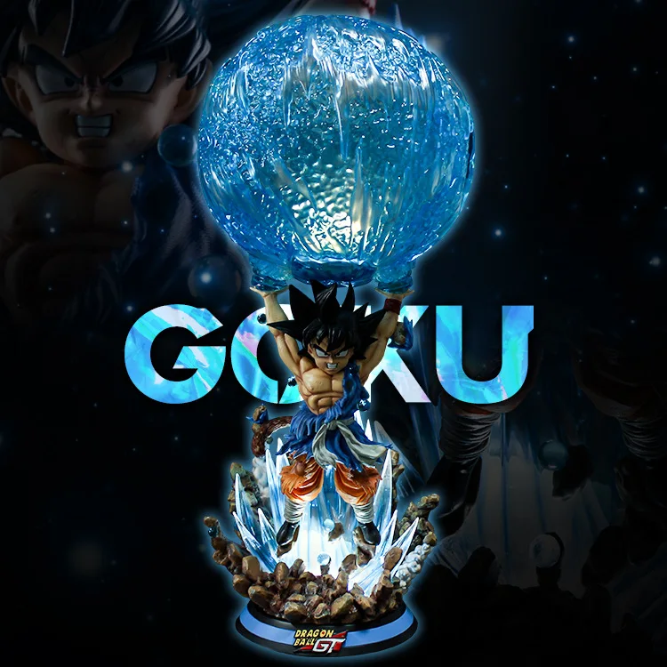 50cm Dragon Ball Anime Figure Genki Bomb Son Goku Action Figure Collectible Model Toy GT Scultures Big Figure Lightable
50cm Dragon Ball Anime Figure Genki Bomb Son Goku Action Figure Collectible Model Toy GT Scultures Big Figure Lightable