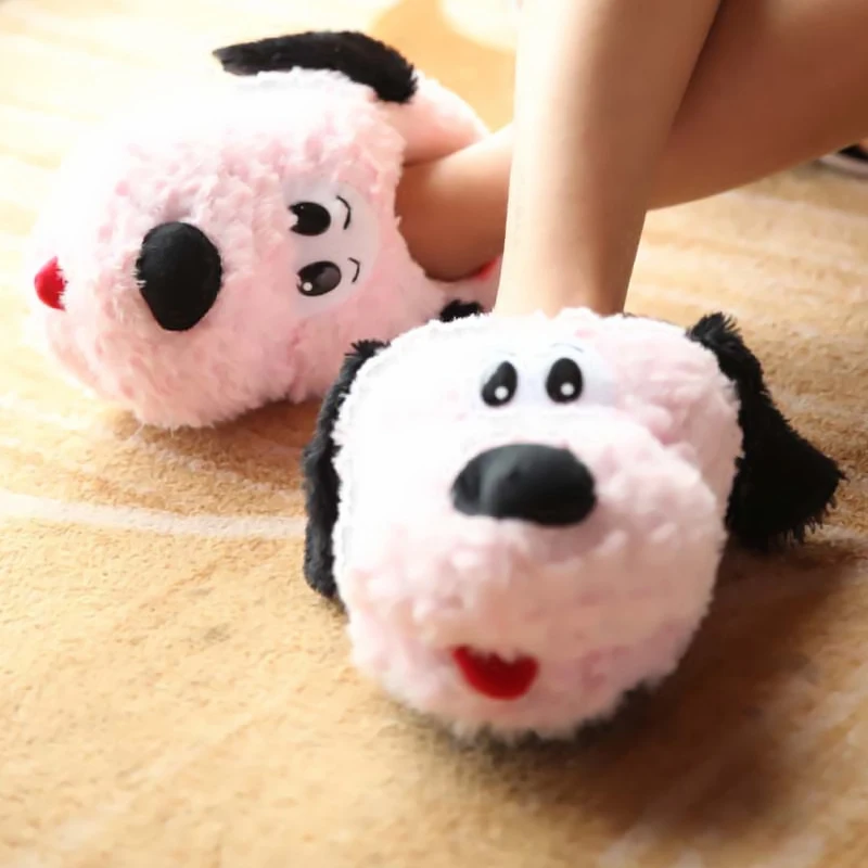 Winter wrapped heel cotton slippers cartoon dog slippers antiskid warm household shoes
Winter wrapped heel cotton slippers cartoon dog slippers antiskid warm household shoes