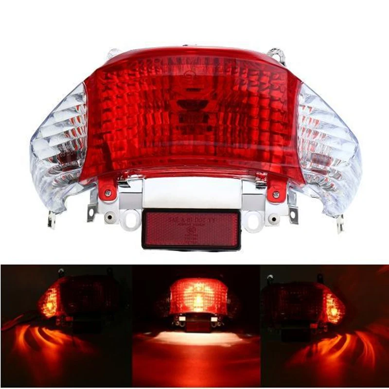 For GY6 CHINESE TAOTAO SUNNY Motorcycle Scooter Rear Tail Light LED Turn Signal Indicator Lamp
For GY6 CHINESE TAOTAO SUNNY Motorcycle Scooter Rear Tail Light LED Turn Signal Indicator Lamp