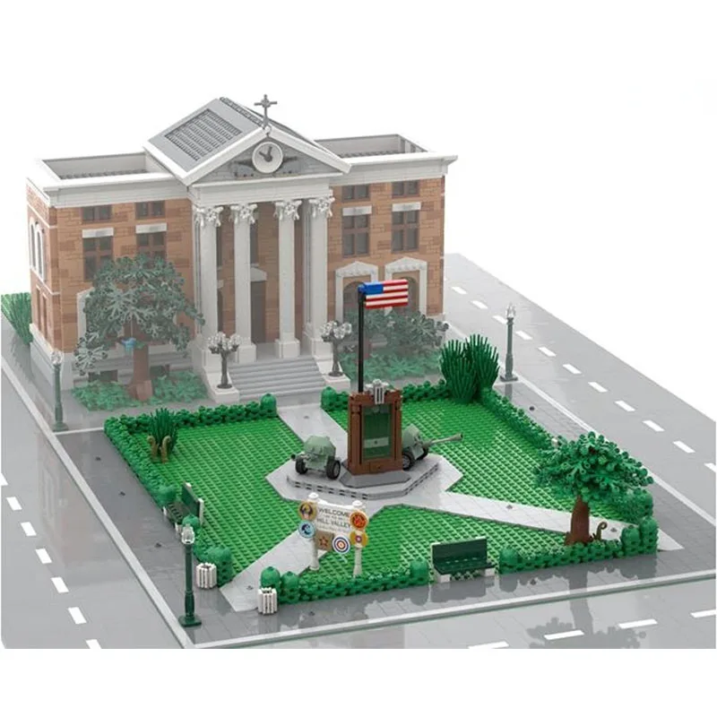 MOC Architecture Bell House Back to the Future Modular Clock Tower Building Blocks Time Skyline Bricks Toy For Children Birthday
MOC Architecture Bell House Back to the Future Modular Clock Tower Building Blocks Time Skyline Bricks Toy For Children Birthday