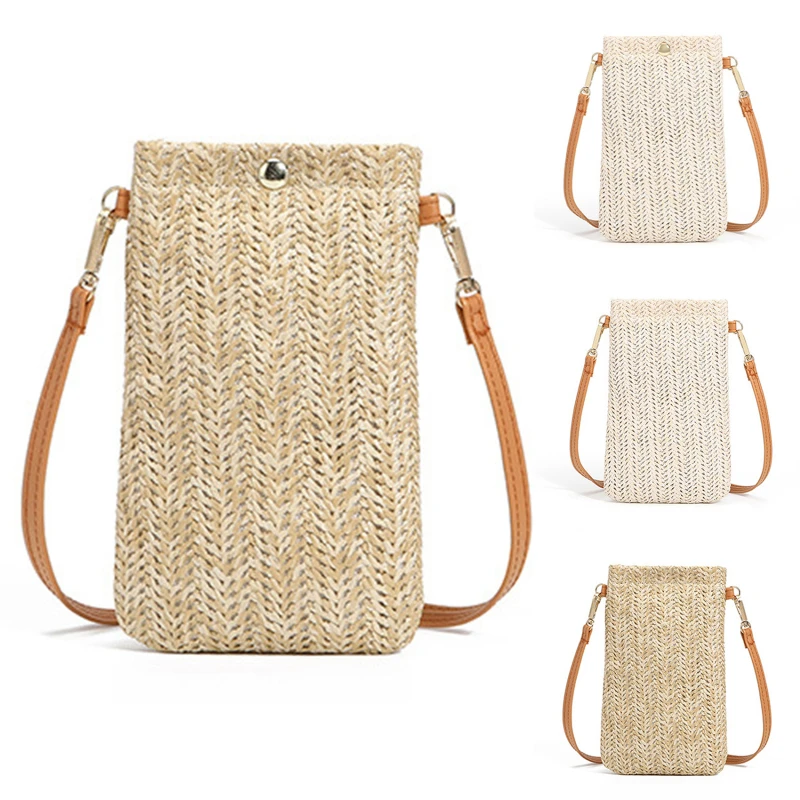 Wallet Women Diagonal Straw Woven Mobile Phone Clutch Bag Ladies Purse Summer Beach Travel Female Mini Purse Card Holder
Wallet Women Diagonal Straw Woven Mobile Phone Clutch Bag Ladies Purse Summer Beach Travel Female Mini Purse Card Holder