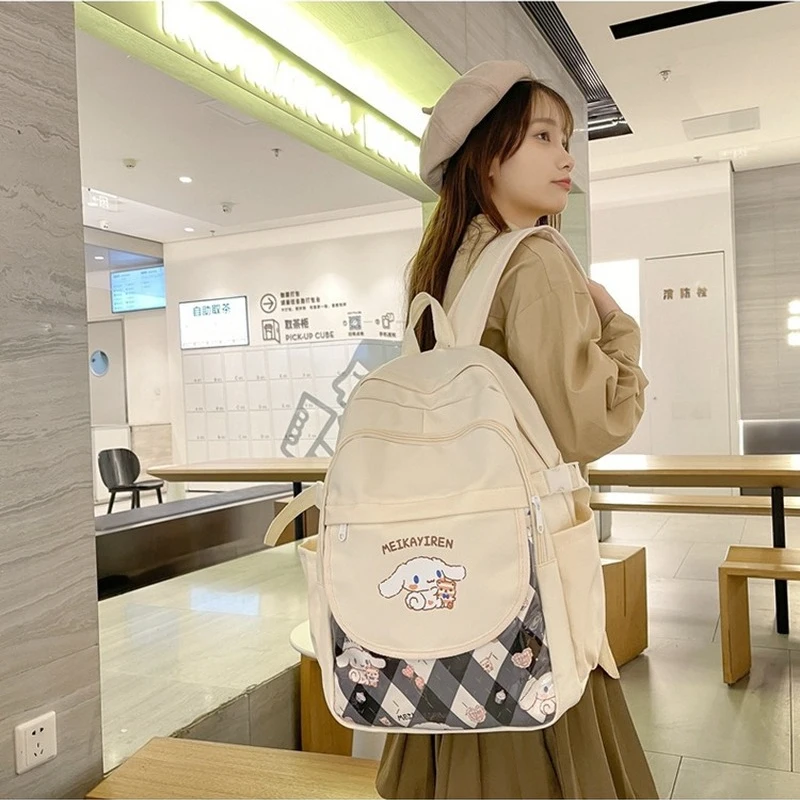 Kawaii Girl New Japanese Backpack Anime Cinnamoroll Kuromi Junior High School High School Students Large-capacity Backpack
Kawaii Girl New Japanese Backpack Anime Cinnamoroll Kuromi Junior High School High School Students Large-capacity Backpack