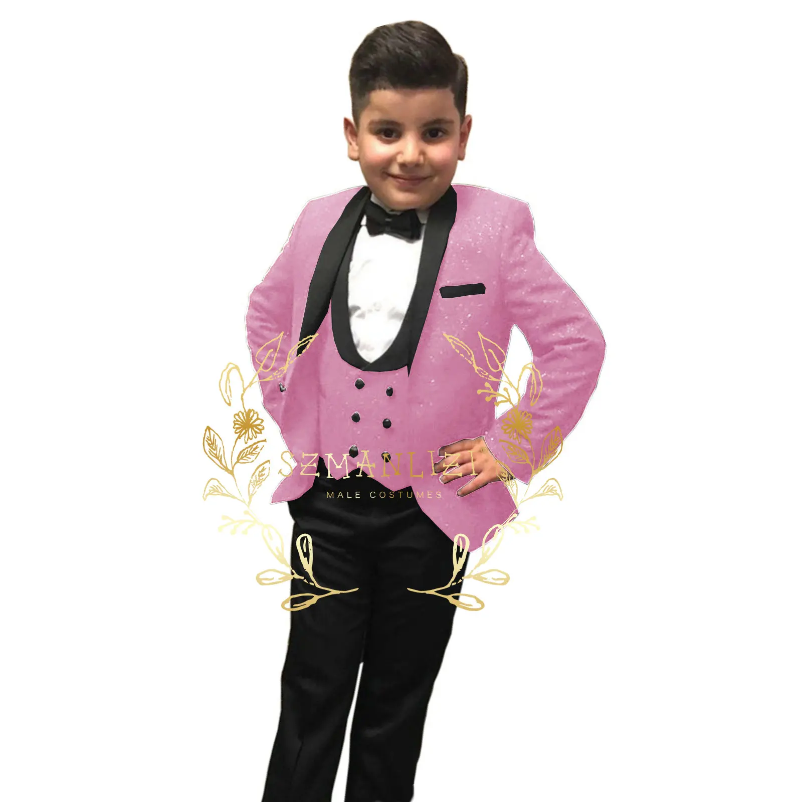 Детский костюм из 3 предметов, официальный Блейзер и брюки, жилет, свадебный смокинг для мальчиков, Черный Модный комплект из куртки, женская одежда для мальчиков
Детский костюм из 3 предметов, официальный Блейзер и брюки, жилет, свадебный смокинг для мальчиков, Черный Модный комплект из куртки, женская одежда для мальчиков