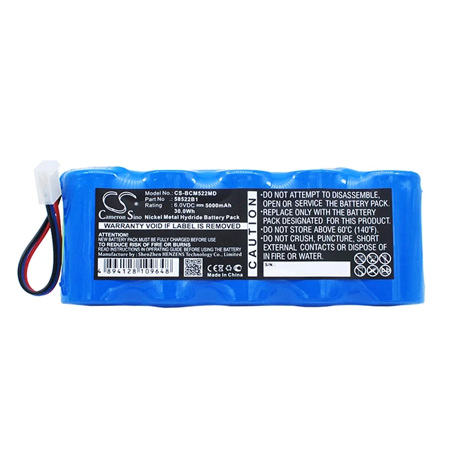 Cameron Sino 2500mAhBattery For BCI 58522B1 OM11509 Capnocheck plus Sleeo CO2 Monitor 58450A1 Mini-Torr Plus 6004 Blood Pressure
Cameron Sino 2500mAhBattery For BCI 58522B1 OM11509 Capnocheck plus Sleeo CO2 Monitor 58450A1 Mini-Torr Plus 6004 Blood Pressure