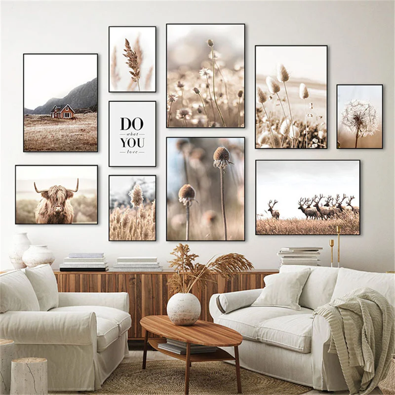 Nordic Dandelion Highland Cattle Poster Prints Scandinavian Landscape Canvas Painting Living Room Home Decor HD Wall Art Picture
Nordic Dandelion Highland Cattle Poster Prints Scandinavian Landscape Canvas Painting Living Room Home Decor HD Wall Art Picture