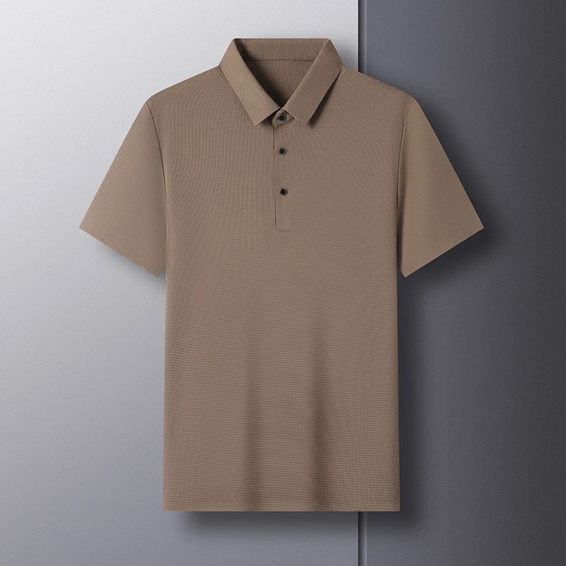 Summer Men's Short-Sleeved T-shirt Polo Shirt Business Casual Short-Sleeved Dad Wear Polo Collar Top T-shirt
Summer Men's Short-Sleeved T-shirt Polo Shirt Business Casual Short-Sleeved Dad Wear Polo Collar Top T-shirt