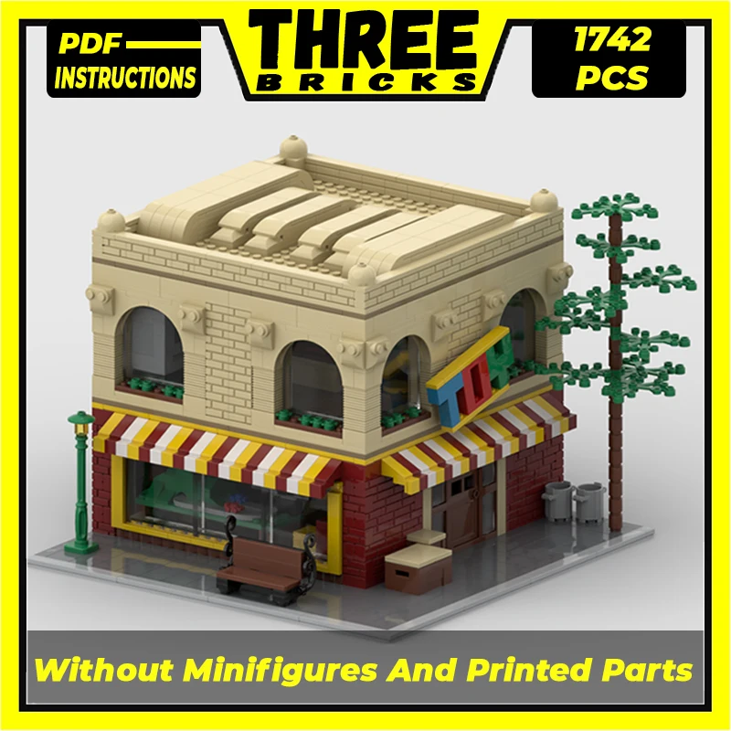 Technical Moc Bricks City Street View Model Street Toy Store Modular Building Blocks Gifts Toys For Children DIY Sets Assembling
Technical Moc Bricks City Street View Model Street Toy Store Modular Building Blocks Gifts Toys For Children DIY Sets Assembling