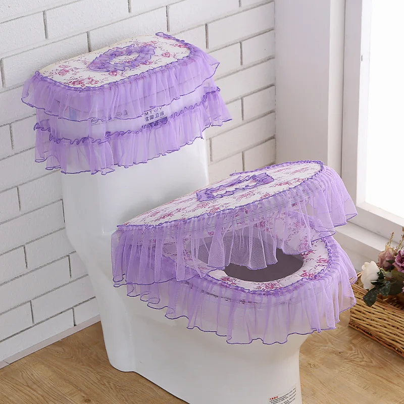 3 PCS/Set Gold Velvet Lace Toilet Seat Cover Set Toilets U-Shaped Coat Home Bathroom Toilets Mat Tank Cover Toilet Cover Sets
3 PCS/Set Gold Velvet Lace Toilet Seat Cover Set Toilets U-Shaped Coat Home Bathroom Toilets Mat Tank Cover Toilet Cover Sets
