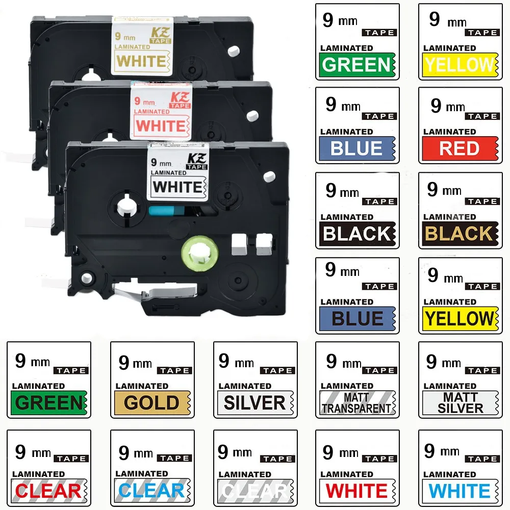 9mm Compatible for Brother Label Tape tze-221 TZe 325 Laminated Ribbon for P-touch Label Maker PTH110 PTP710bt PTD200 PTH109
9mm Compatible for Brother Label Tape tze-221 TZe 325 Laminated Ribbon for P-touch Label Maker PTH110 PTP710bt PTD200 PTH109