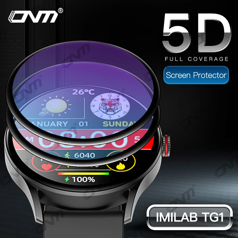 5D Soft Protective Film for IMILAB TG1 Screen Protector for IMILAB TG1 Smart Watch Anti-scratch Film Accessories Not Glass
5D Soft Protective Film for IMILAB TG1 Screen Protector for IMILAB TG1 Smart Watch Anti-scratch Film Accessories Not Glass