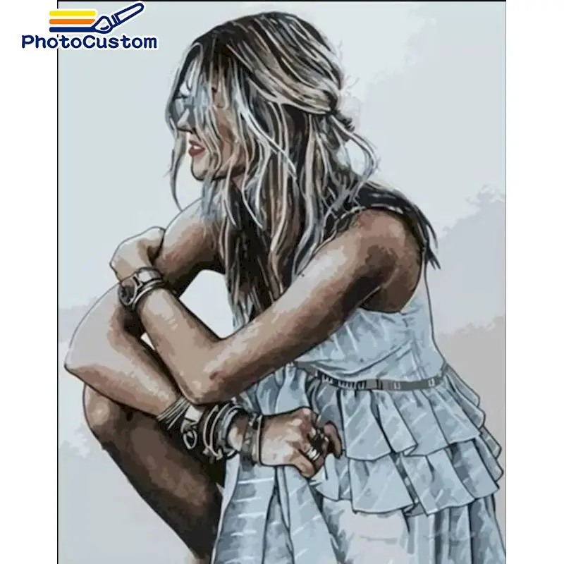 PhotoCustom DIY картина по номерам девушка рисунок на холсте Ручная роспись искусство подарок DIY картины по номерам Портретные наборы домашний дек...
PhotoCustom DIY картина по номерам девушка рисунок на холсте Ручная роспись искусство подарок DIY картины по номерам Портретные наборы домашний дек...