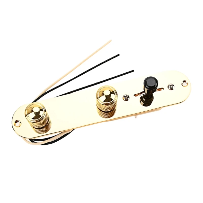 3 Way Guitar Control Plate Mounting Plate with Screws for Standard Style Electric Guitar Parts Replacement
3 Way Guitar Control Plate Mounting Plate with Screws for Standard Style Electric Guitar Parts Replacement