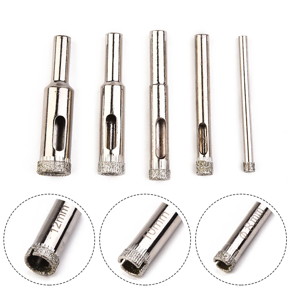 5pcs 4-12mm Diamond Hole Saw Drill Bits Set Electroplated Surface For Tile Ceramic Marble Glass Hole Saw Power Drill Parts
5pcs 4-12mm Diamond Hole Saw Drill Bits Set Electroplated Surface For Tile Ceramic Marble Glass Hole Saw Power Drill Parts