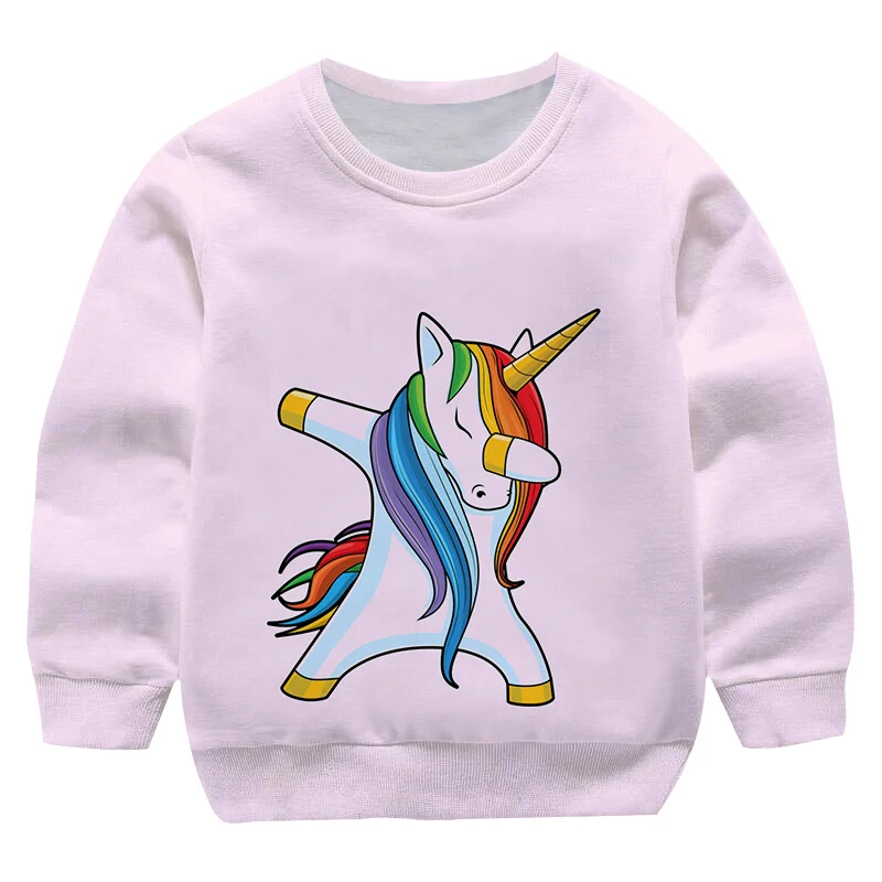 Girls Cute Unicorn Sweatshirts for Boys Children Unicorn Sweatshirts Printed Casual Kids Outerwear O-Neck Sweatshirts Costumes
Girls Cute Unicorn Sweatshirts for Boys Children Unicorn Sweatshirts Printed Casual Kids Outerwear O-Neck Sweatshirts Costumes