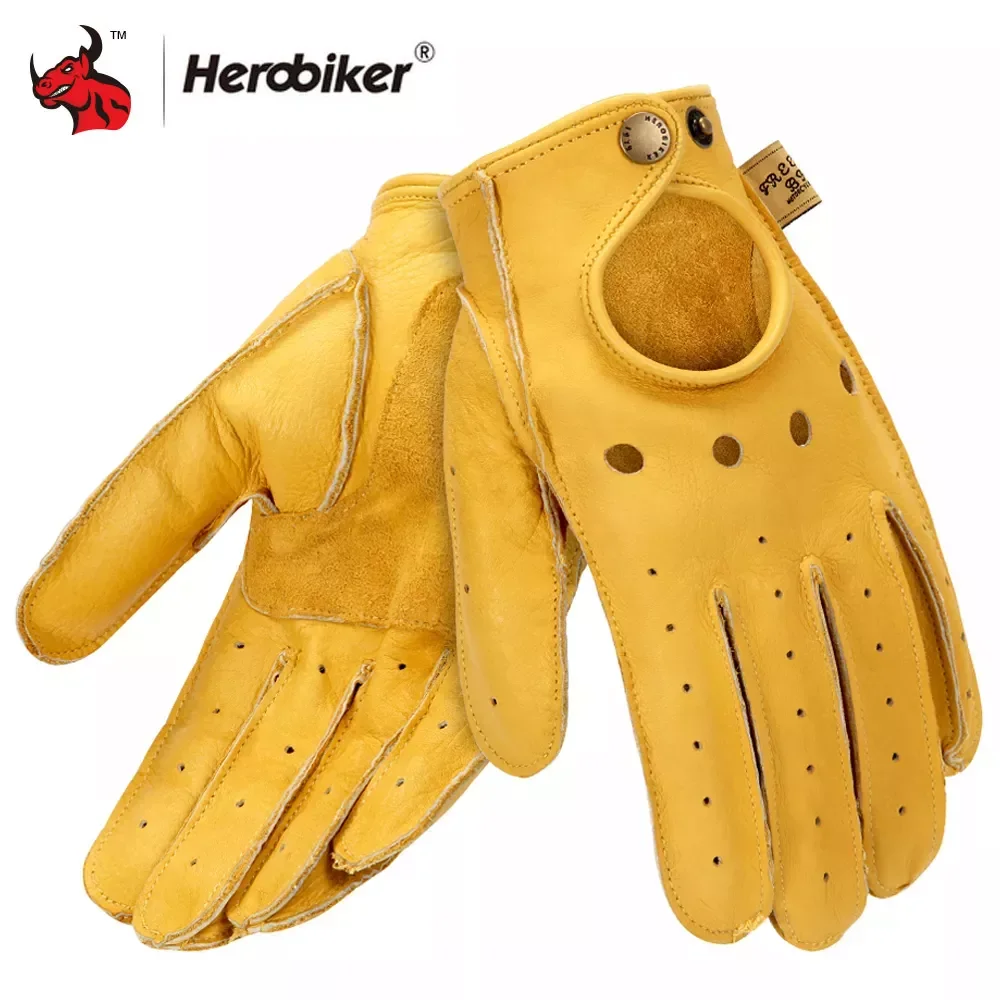 HEROBIKER Motorcycle Gloves Goatskin Leather Moto Gloves Summer Breathable Motorbike Riding Full Half Finger Gloves Guantes Moto
HEROBIKER Motorcycle Gloves Goatskin Leather Moto Gloves Summer Breathable Motorbike Riding Full Half Finger Gloves Guantes Moto