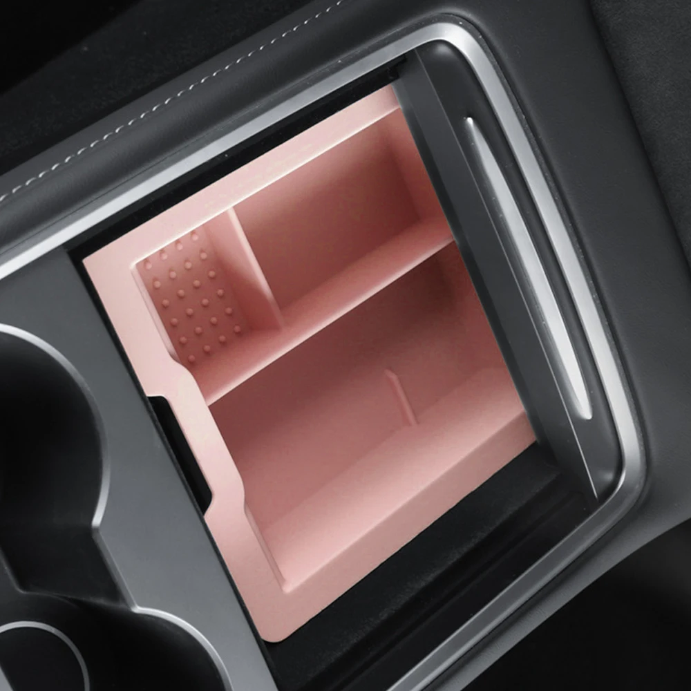 Silica Gel Center Console Storage Box For Tesla Model 3/Y 2021-2023 with ABS Transparent Base Center Console Organizer Tray
Silica Gel Center Console Storage Box For Tesla Model 3/Y 2021-2023 with ABS Transparent Base Center Console Organizer Tray