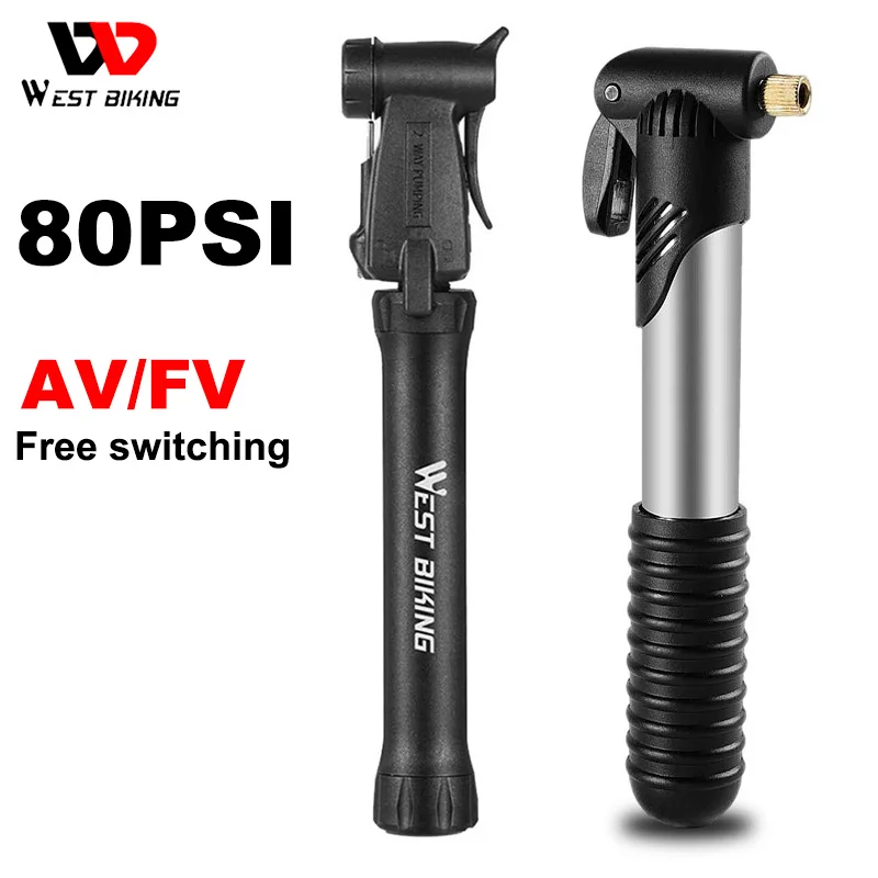 Велосипедный насос WESTBIKING, портативный ручной мини-насос для накачки шин, в американском/французском стиле, для горных велосипедов, дорожных велосипедов, аксессуары
Велосипедный насос WESTBIKING, портативный ручной мини-насос для накачки шин, в американском/французском стиле, для горных велосипедов, дорожных велосипедов, аксессуары