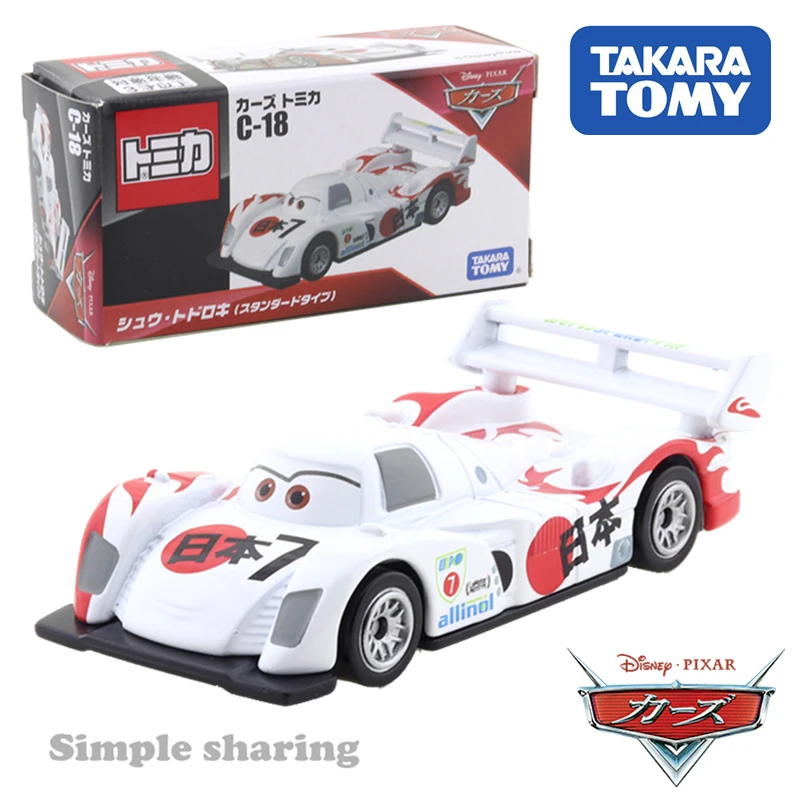 Тарака Tomy Tomica Disney Pixar CARS C-18 Shu Todoroki (стандартный тип), популярная детская модель 
Тарака Tomy Tomica Disney Pixar CARS C-18 Shu Todoroki (стандартный тип), популярная детская модель