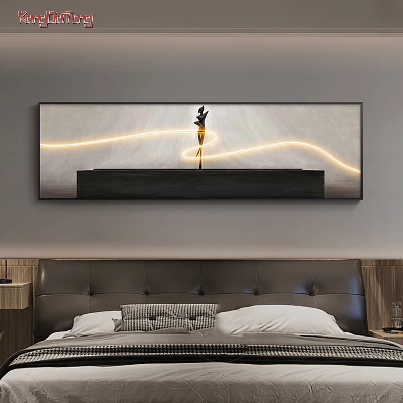 Modern Horizontal Version Abstract Character Interior Painting Led Wall Lamp Photo For Living Room Bedroom Bedside Decoration
Modern Horizontal Version Abstract Character Interior Painting Led Wall Lamp Photo For Living Room Bedroom Bedside Decoration