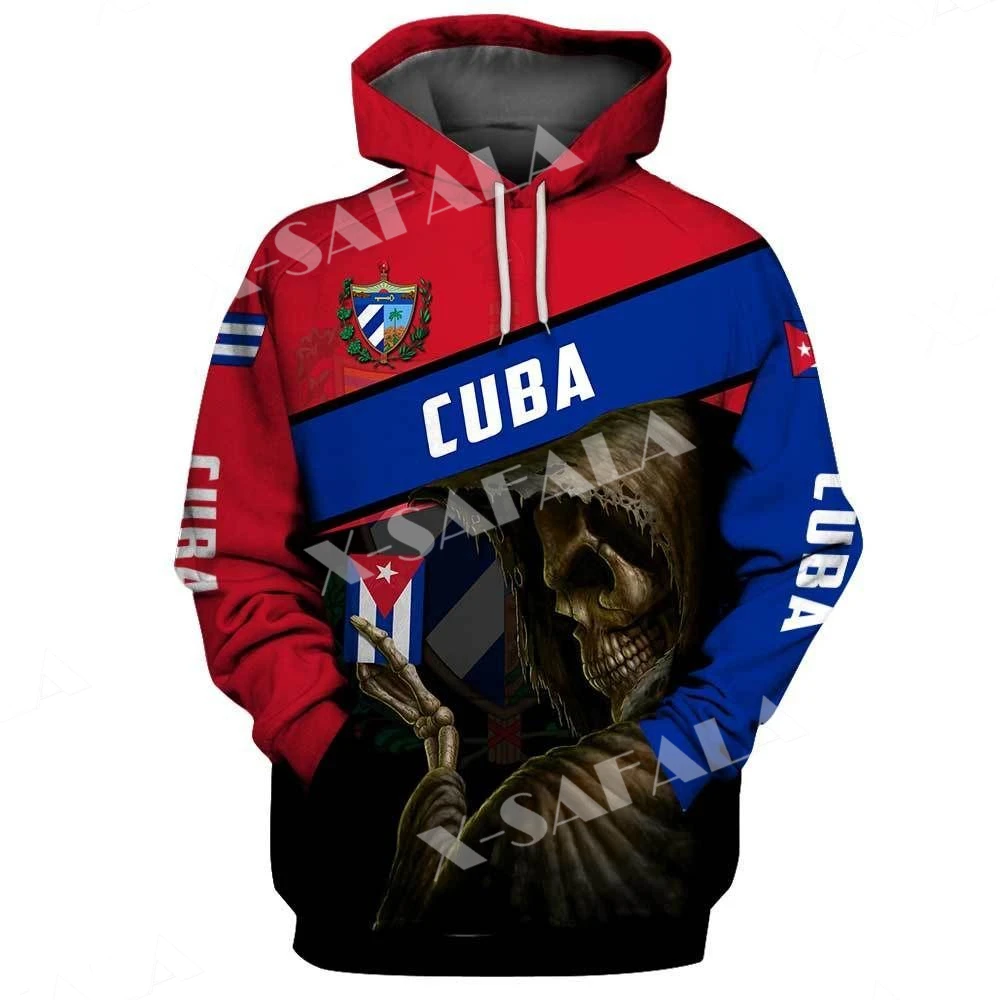 Skull Country Cuba National Emblem Flag Patriot 3D Full Print Size Hoodie Man Women Outwear Zipper Pullover Sweatshirt Unisex
Skull Country Cuba National Emblem Flag Patriot 3D Full Print Size Hoodie Man Women Outwear Zipper Pullover Sweatshirt Unisex