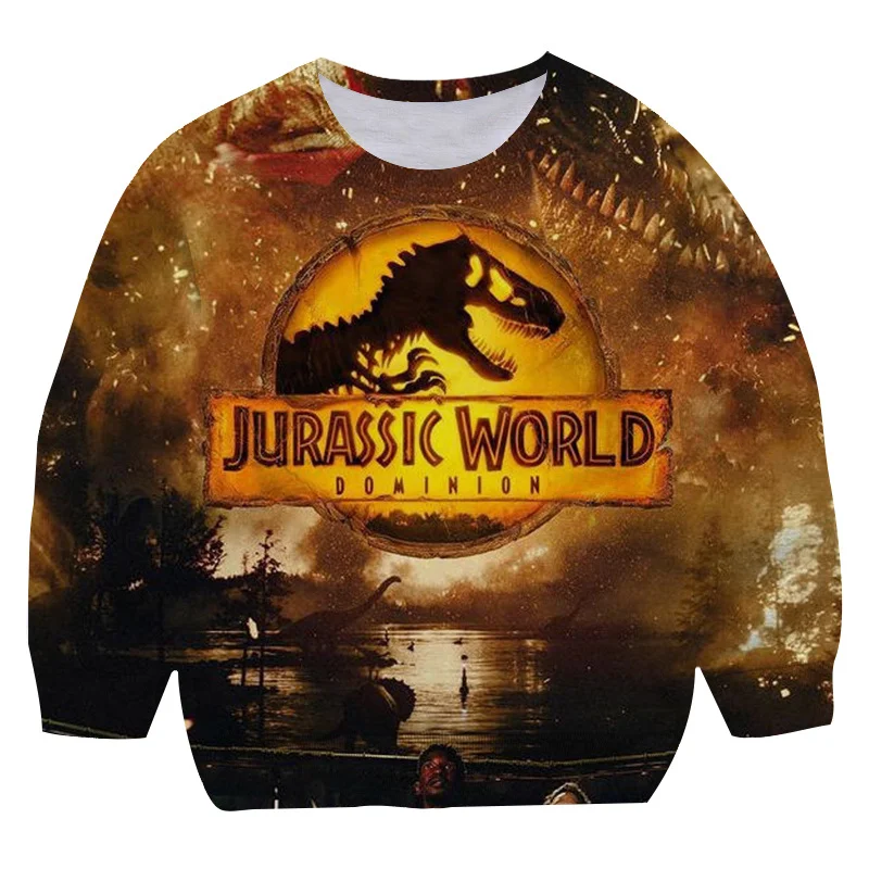 Children Jurassic World Dominion Sweatshirts 2022 Autumn Kids Long Sleeve Dinosaur Clothes for Boys Girls Sports Sweatshirts
Children Jurassic World Dominion Sweatshirts 2022 Autumn Kids Long Sleeve Dinosaur Clothes for Boys Girls Sports Sweatshirts