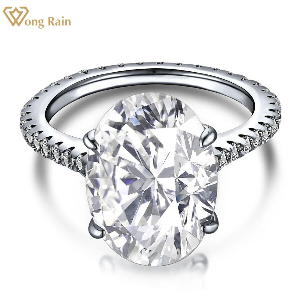 Wong Rain Classic, 100% 925 пробы, Серебряное овальное кольцо для помолвки с моиссанитом падпарадшой, ювелирное изделие для женщин
Wong Rain Classic, 100% 925 пробы, Серебряное овальное кольцо для помолвки с моиссанитом падпарадшой, ювелирное изделие для женщин