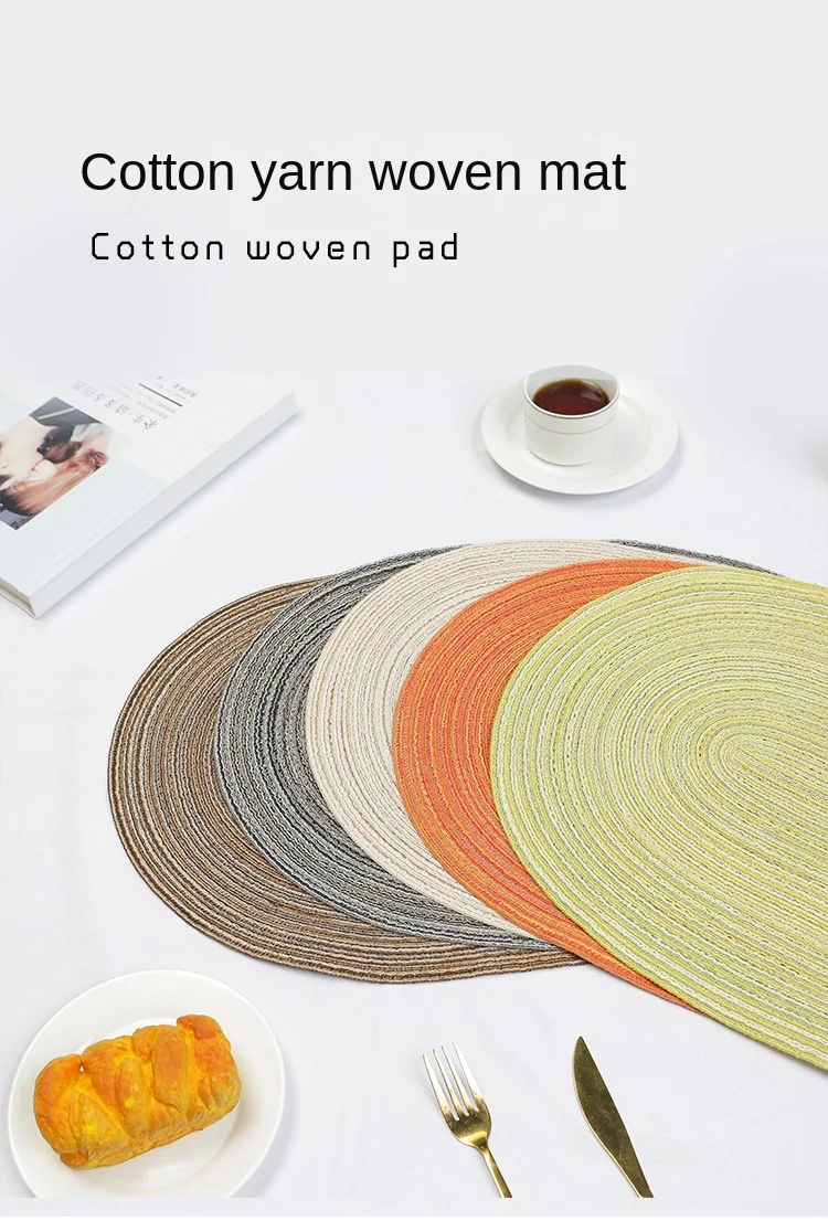 2022 Cotton Oval Dining Pad Japanese Ramie Heat Insulation Pad ins Anti-scalding Pot Pad Home Creative Hand-woven Decorative Pad
2022 Cotton Oval Dining Pad Japanese Ramie Heat Insulation Pad ins Anti-scalding Pot Pad Home Creative Hand-woven Decorative Pad