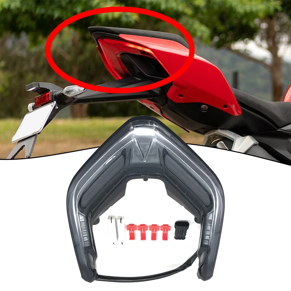 Motorcycle Smoky Black Taillight For Dxx PANIGALE V2 / V4 / V4S / V4R 2018-2022 LED Tail Light Turn Signal Integrated
Motorcycle Smoky Black Taillight For Dxx PANIGALE V2 / V4 / V4S / V4R 2018-2022 LED Tail Light Turn Signal Integrated