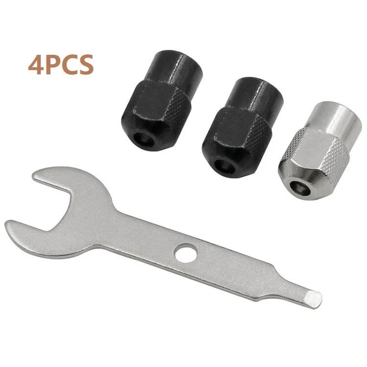 4pcs M7/M8x0.75 Electric Chuck With Mini Wrench Thread Easy Install Fastening Chuck Nut Collet Keyless Rotary Tool Accessories
4pcs M7/M8x0.75 Electric Chuck With Mini Wrench Thread Easy Install Fastening Chuck Nut Collet Keyless Rotary Tool Accessories