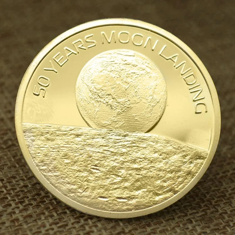 Монета астронавта Луна приземление 50-летие Коллекционная монета подарок Удача Вызов Монета
Монета астронавта Луна приземление 50-летие Коллекционная монета подарок Удача Вызов Монета