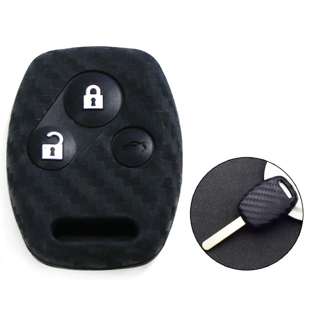 Pocket Key Protective Cover Shock-Absorbant Silicone Water-Resistant Waterproof 3-Button Carbon Fiber Practical
Pocket Key Protective Cover Shock-Absorbant Silicone Water-Resistant Waterproof 3-Button Carbon Fiber Practical