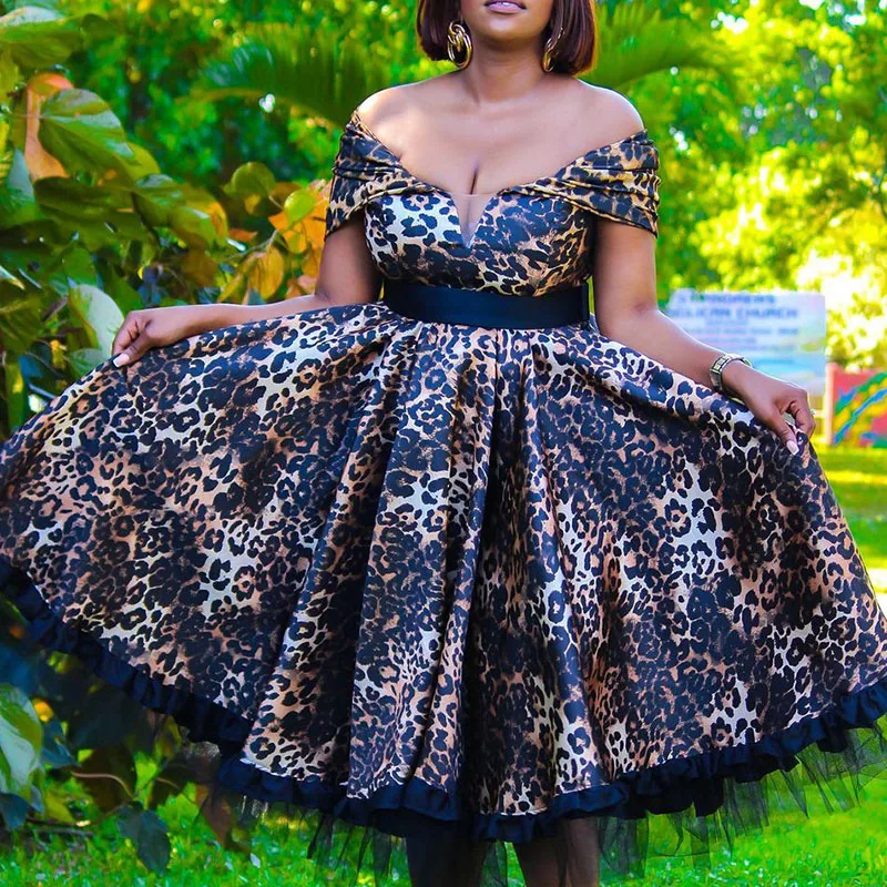 Leopard Print Dresses Women African Sexy Shoulder Off A Line Dress Dashiki Summer New Dress African Fashion Africaine Party Rob
Leopard Print Dresses Women African Sexy Shoulder Off A Line Dress Dashiki Summer New Dress African Fashion Africaine Party Rob