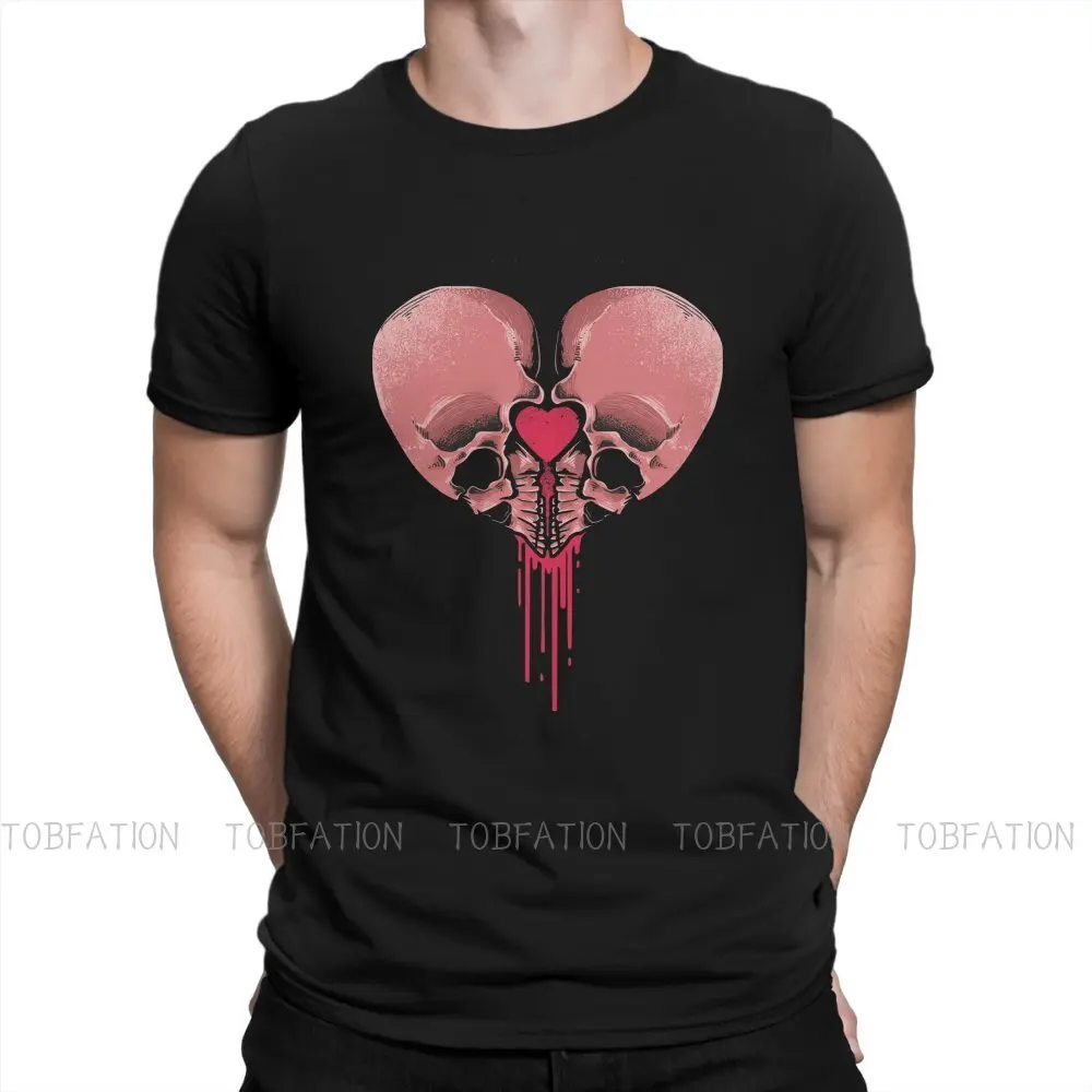 Heart Shaped Skull O Neck TShirt Popularity Trend Fabric Classic T Shirt Men Tops Individuality Plus Size Hot Sale 
Heart Shaped Skull O Neck TShirt Popularity Trend Fabric Classic T Shirt Men Tops Individuality Plus Size Hot Sale